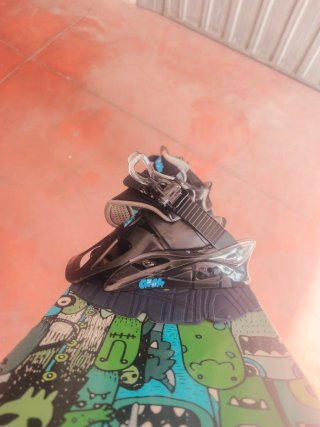 Snowboard Burton Chopper 110 con attacchi Burton
