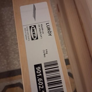 Letto singolo Ikea con materasso