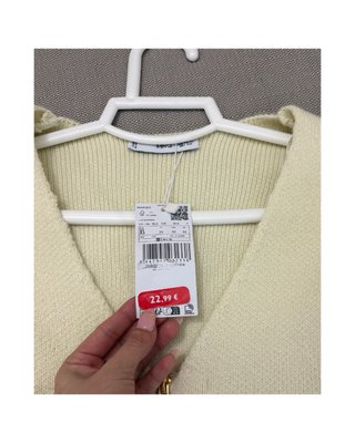 Chaqueta Mango cremallera blanca Talla XS