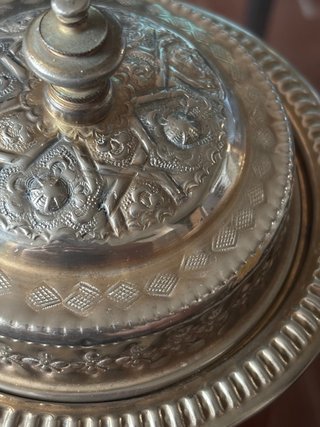 Recipiente antiguo para dátiles, azúcar...