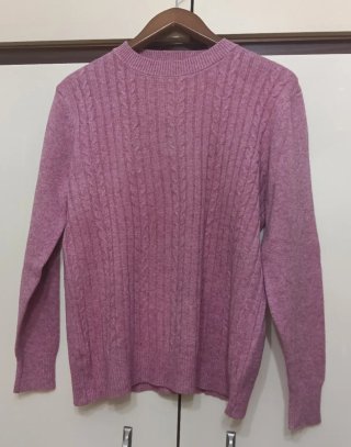Jersey rosa trenzado talla XXL
