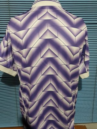 Camiseta Retro Real Madrid Adidas Morada