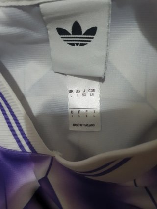 Camiseta Retro Real Madrid Adidas Morada