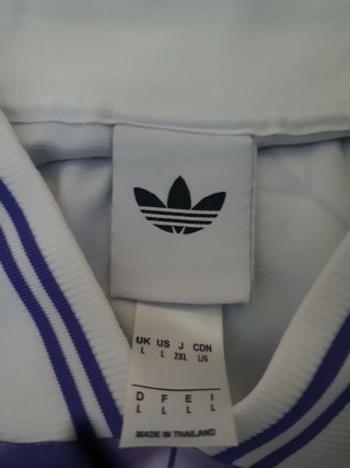 Camiseta Retro Real Madrid Adidas Morada