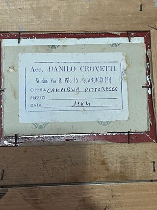 Dipinto olio collezione