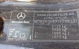 Mercedes 273451 puerta clase c (w203) berlina 350