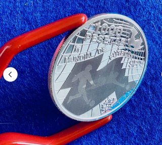 Moneda 1000 Pesetas Mundial 98 Proof