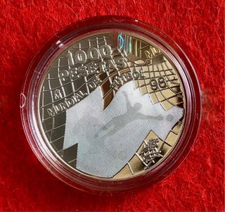 Moneda 1000 Pesetas Mundial 98 Proof