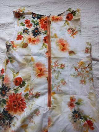Vestido estampado flores Pilar Prieto T.44