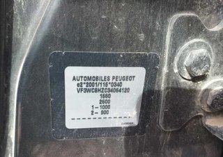 Peugeot puerta trasera izquierda 207 363315