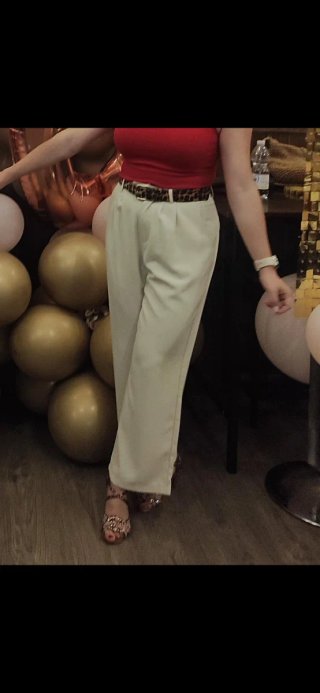 Pantalones beige vestir