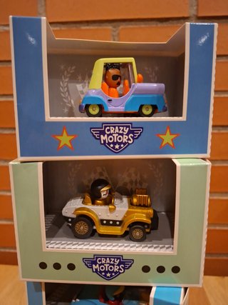 Lote 4 coches Crazy Motors