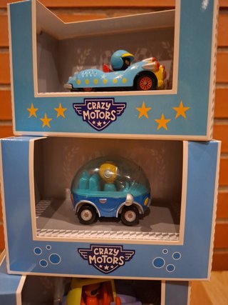 Lote 4 coches Crazy Motors