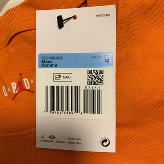 Jordan Camiseta Hombre talla M nueva