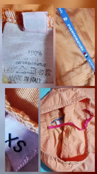 Pantaloni vintage arancioni