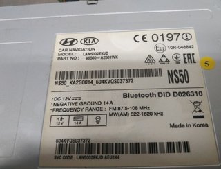 457925 sistema audio / radio 96560a2501wk kia ceed