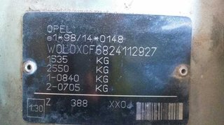 Opel 385098 puerta corsa c corsavan (comercial)