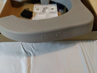 KMINA Rialzo WC Anatomico 10cm con Fissaggio