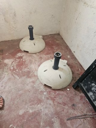 Base para sombrilla de exterior