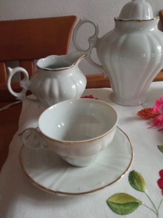 Calidad Juego de café Tú y Yo porcelana fina .