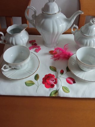 Calidad Juego de café Tú y Yo porcelana fina .