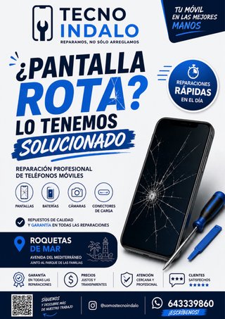 Reparación de móviles en Roquetas de Mar