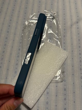Funda iPhone 17 Pro Max azul y naranja