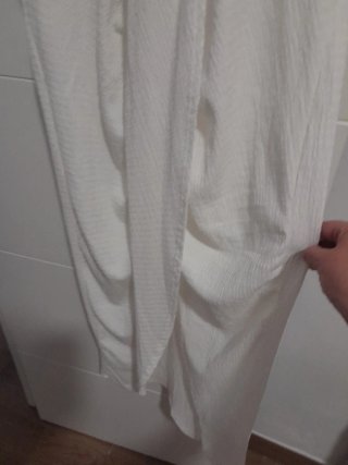Vestido blanco talla grande