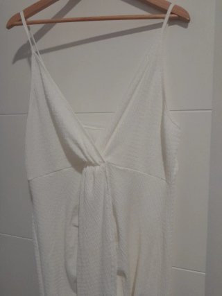 Vestido blanco talla grande