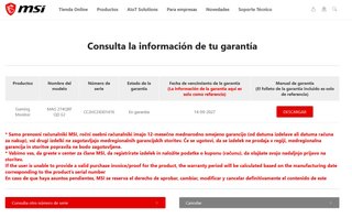 MSI MAG 274QRF QD E2 - 27" 1440p 180Hz Como nuevo