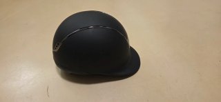 Casco Hípica Samshield Shadowmatt Negro Infantil