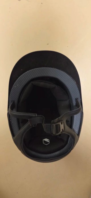 Casco Hípica Samshield Shadowmatt Negro Infantil