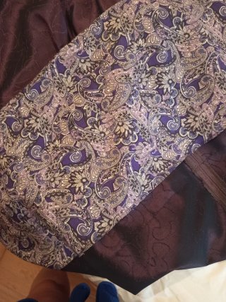 Falda Baturra Tafetán Morado