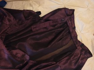 Falda Baturra Tafetán Morado
