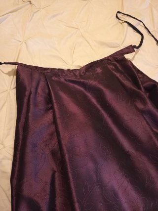 Falda Baturra Tafetán Morado