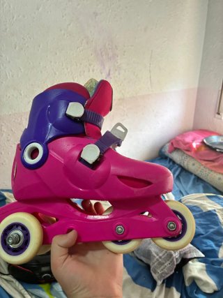 Patines rosas Oxeo talla ajustable