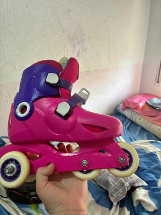 Patines rosas Oxeo talla ajustable