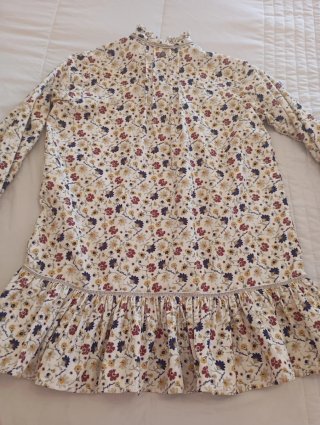 Vestido infantil estampado floral