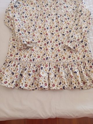 Vestido infantil estampado floral