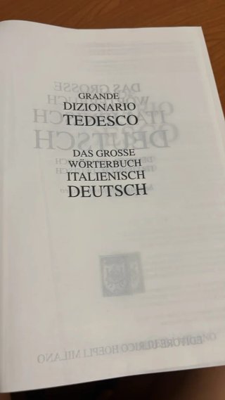 Grande dizionario tedesco. Tedesco-Italiano Ita...