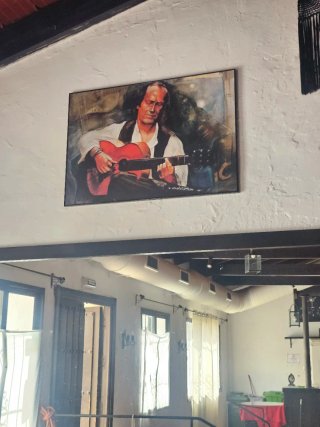 Cuadro Grande Paco de Lucía Guitarra Flamenca