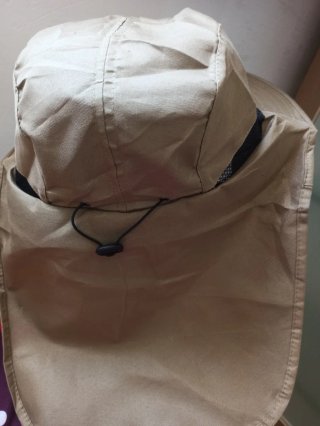 Cappello Safari Anti-UV con Protezione Collo