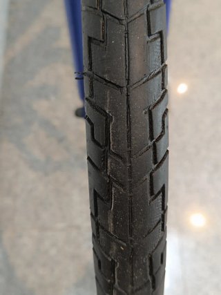 Bicicleta Diterzo 26 Plata y Azul