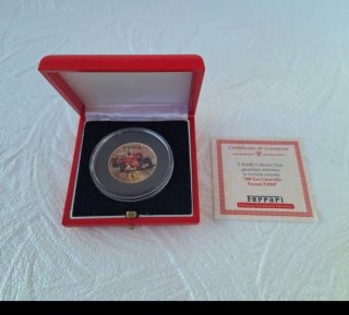 Monedas plata Ferrari