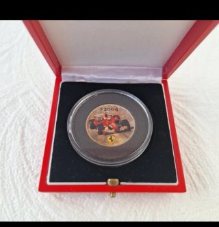 Monedas plata Ferrari