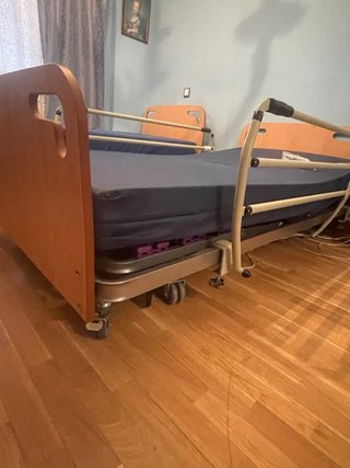 Cama articulada con carro elevador 105x190