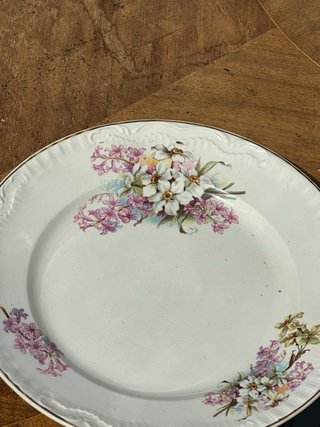 Platos Pickman Cartuja Florales Dorados