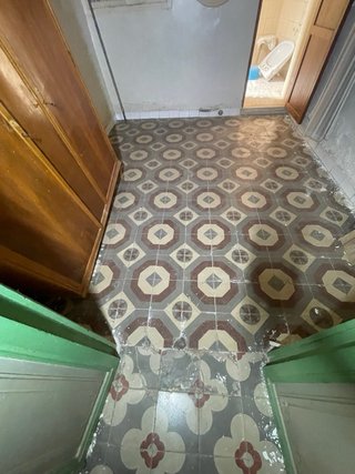 Baldosas hidráulicas antiguas mosaico