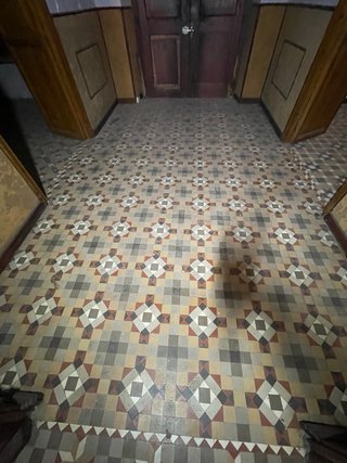 Baldosas hidráulicas antiguas mosaico