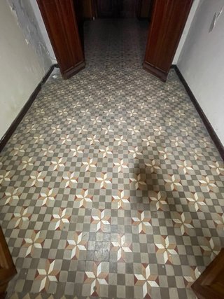 Baldosas hidráulicas antiguas mosaico
